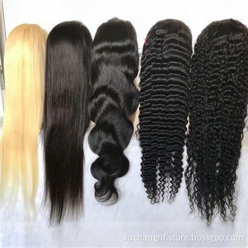 13x6 hd human hair wigs for black women,Cheap 100% Natural wholesale transparent hd lace front wig brazilian human hair wigs